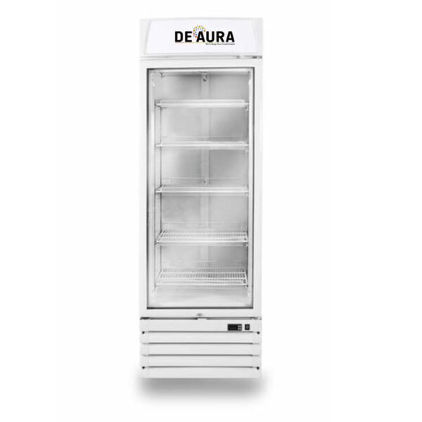 DEAURA 530L SINGLE DOOR GLASS FREEZER