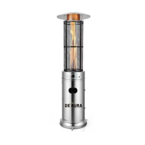 DEAURA HD ROUND FLAME SS GAS HEATER