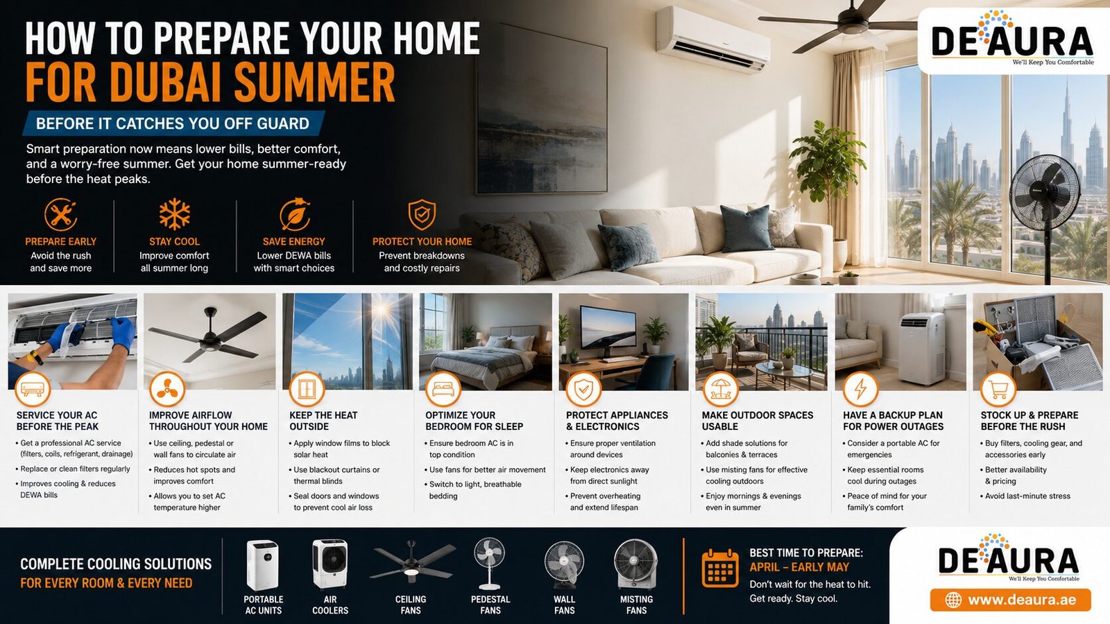 Prepare Home for Dubai Summer