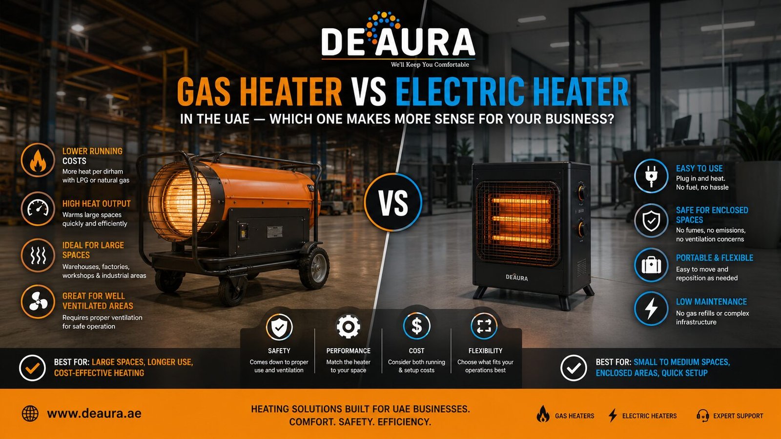 Gas vs Electric Heater UAE